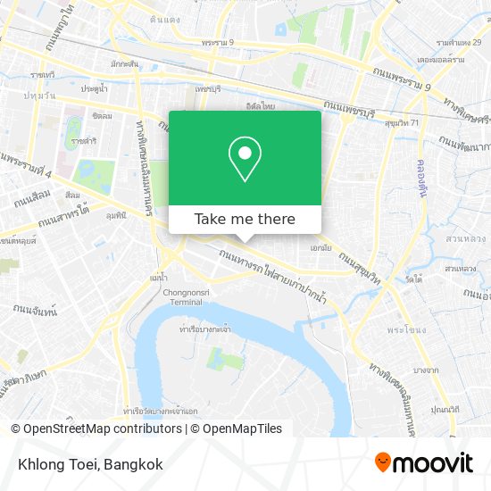 Khlong Toei map