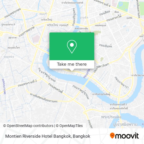 Montien Riverside Hotel Bangkok map