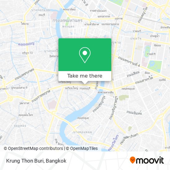 Krung Thon Buri map