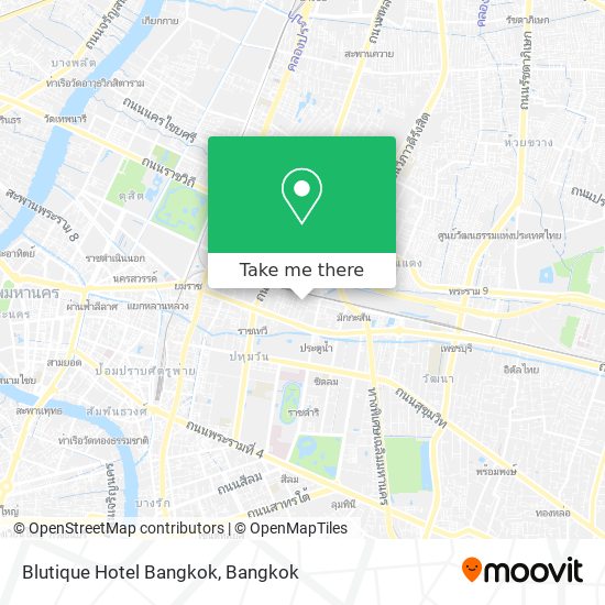 Blutique Hotel Bangkok map