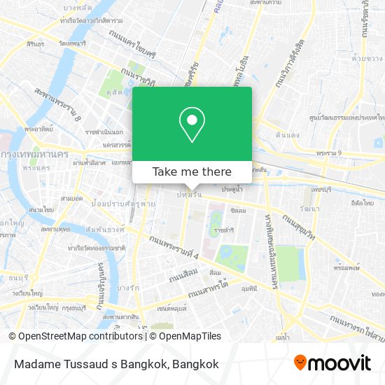 Madame Tussaud s Bangkok map