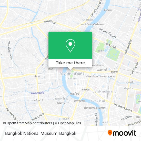 Bangkok National Museum map