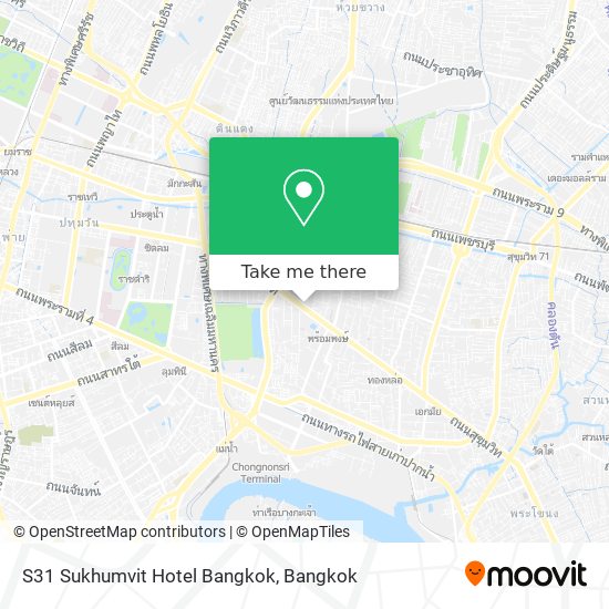 S31 Sukhumvit Hotel Bangkok map