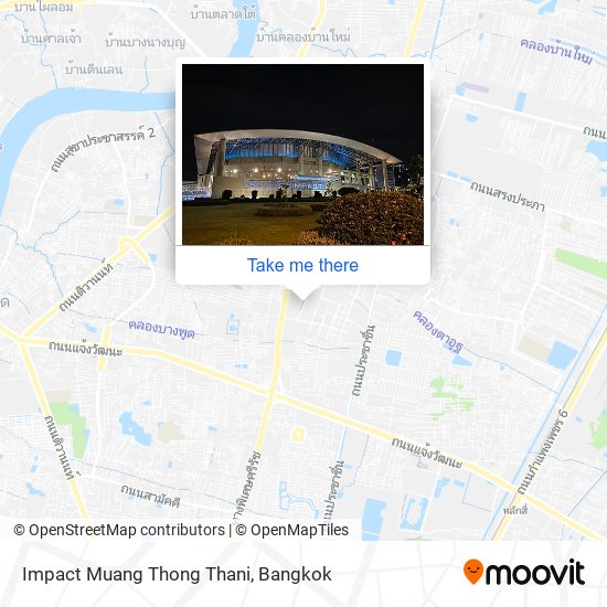 Impact Muang Thong Thani map