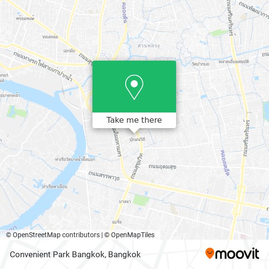 Convenient Park Bangkok map