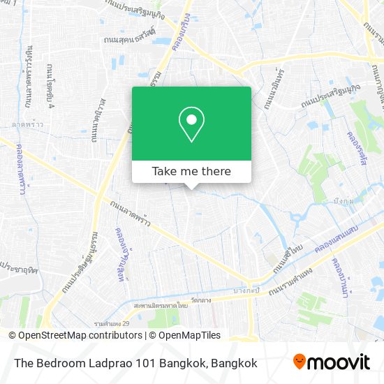 The Bedroom Ladprao 101 Bangkok map