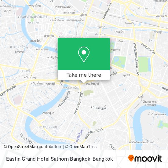 Eastin Grand Hotel Sathorn Bangkok map