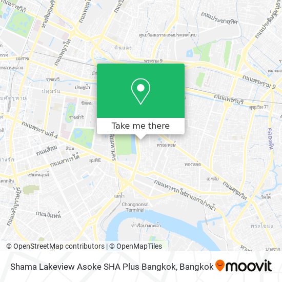 Shama Lakeview Asoke SHA Plus Bangkok map