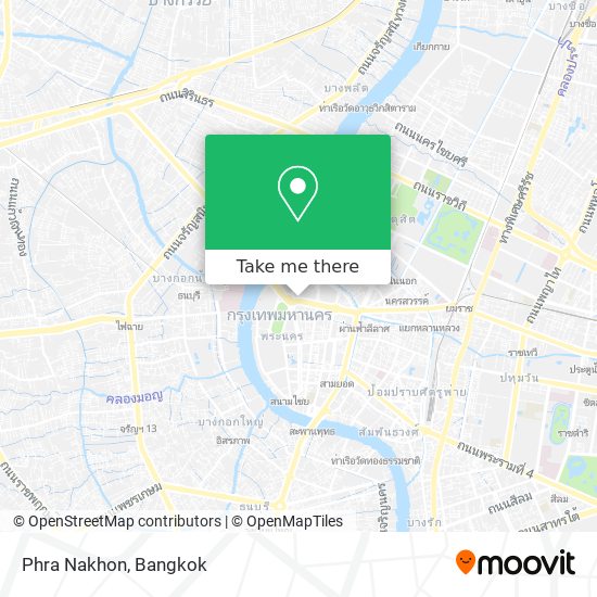 Phra Nakhon map