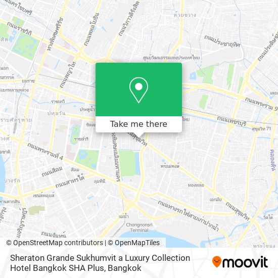 Sheraton Grande Sukhumvit a Luxury Collection Hotel Bangkok SHA Plus map