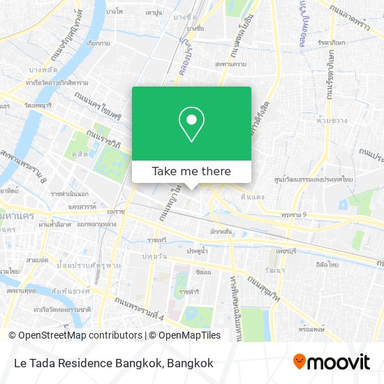 Le Tada Residence Bangkok map