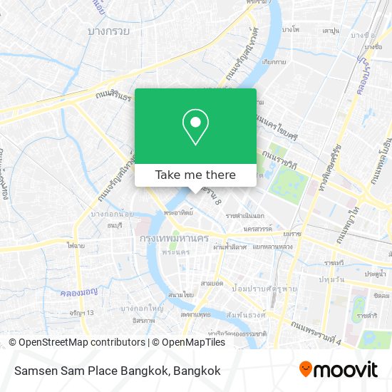 Samsen Sam Place Bangkok map