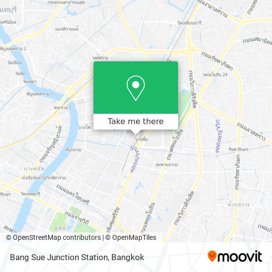 Bang Sue Junction Station map