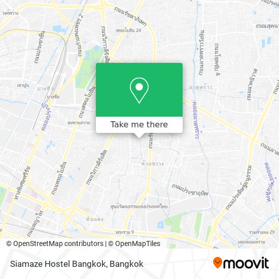 Siamaze Hostel Bangkok map