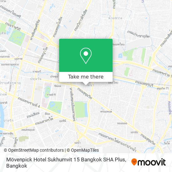 Mövenpick Hotel Sukhumvit 15 Bangkok SHA Plus map