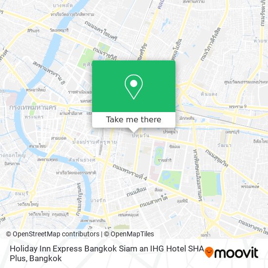 Holiday Inn Express Bangkok Siam an IHG Hotel SHA Plus map