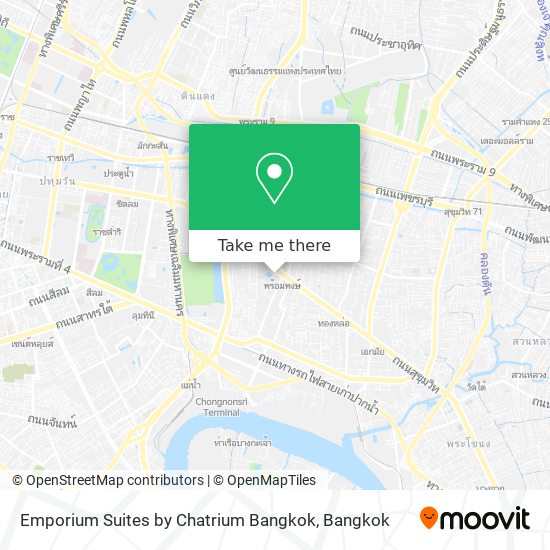 Emporium Suites by Chatrium Bangkok map