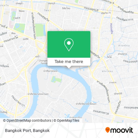 Bangkok Port map