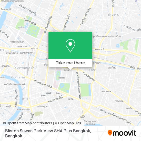 Bliston Suwan Park View SHA Plus Bangkok map