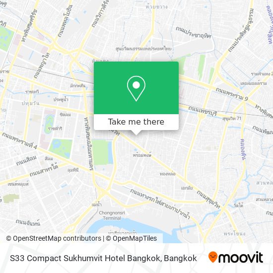 S33 Compact Sukhumvit Hotel Bangkok map