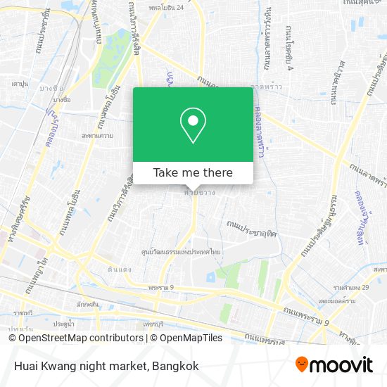 Huai Kwang night market map