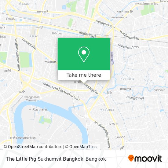 The Little Pig Sukhumvit Bangkok map
