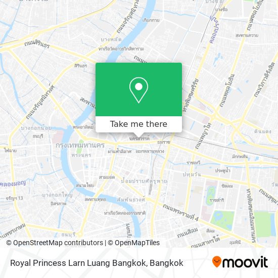 Royal Princess Larn Luang Bangkok map