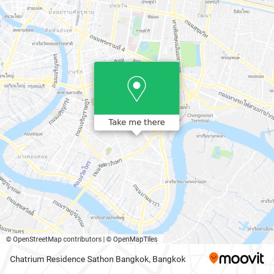 Chatrium Residence Sathon Bangkok map