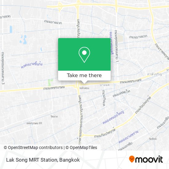 Lak Song MRT Station map