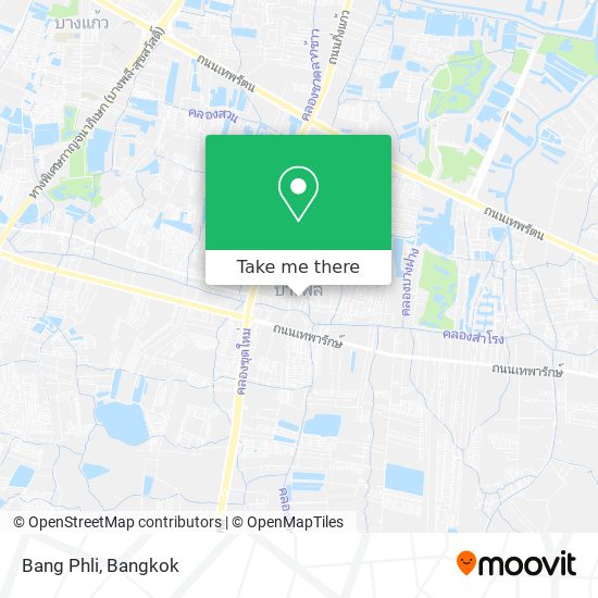 Bang Phli map