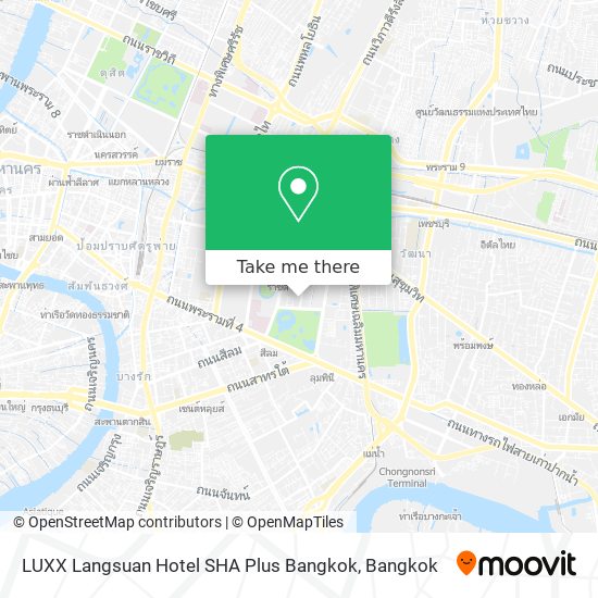 LUXX Langsuan Hotel SHA Plus Bangkok map