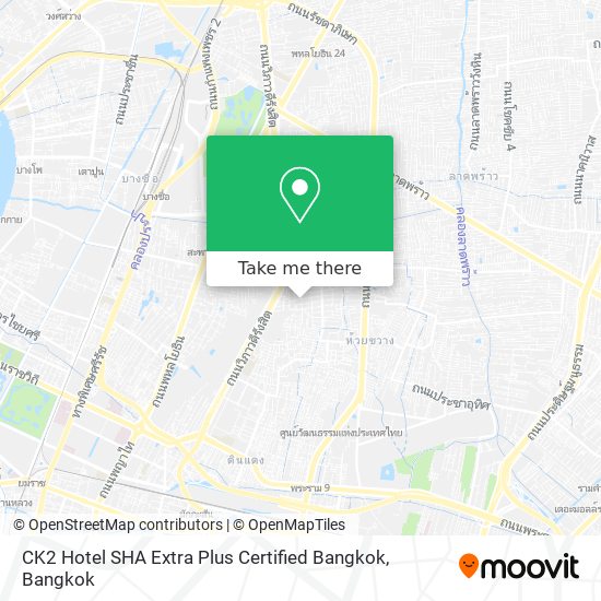 CK2 Hotel SHA Extra Plus Certified Bangkok map