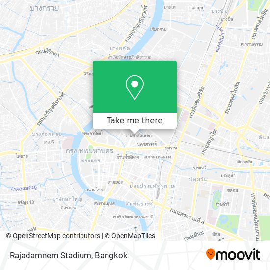 Rajadamnern Stadium map