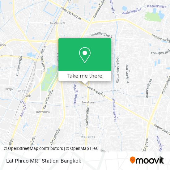 Lat Phrao MRT Station map