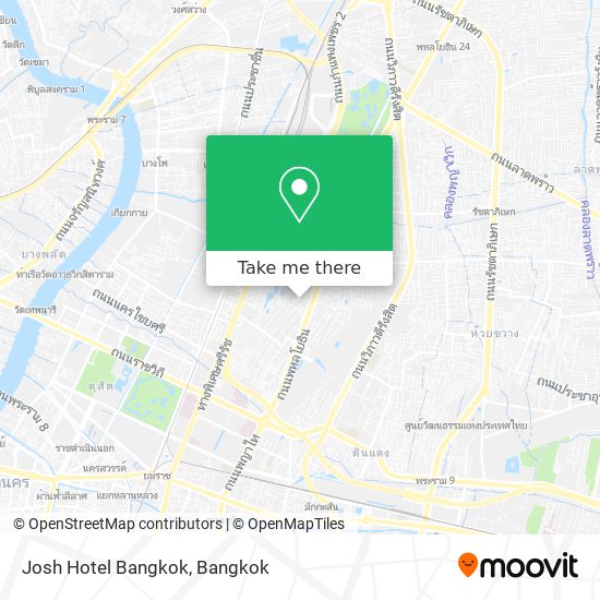 Josh Hotel Bangkok map