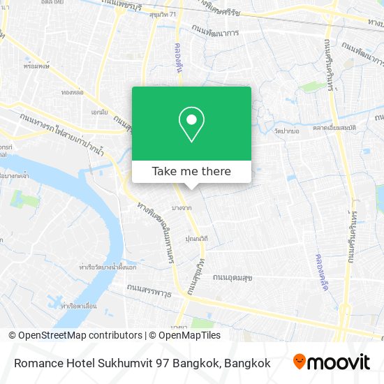 Romance Hotel Sukhumvit 97 Bangkok map