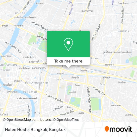 Natee Hostel Bangkok map