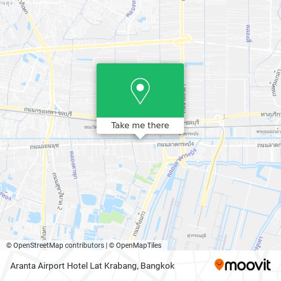Aranta Airport Hotel Lat Krabang map
