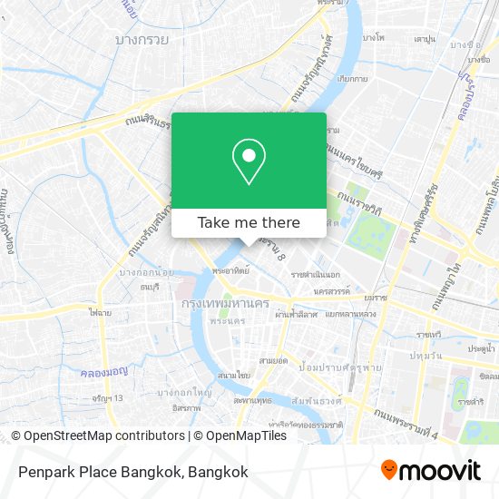 Penpark Place Bangkok map