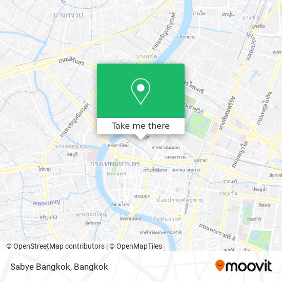 Sabye Bangkok map