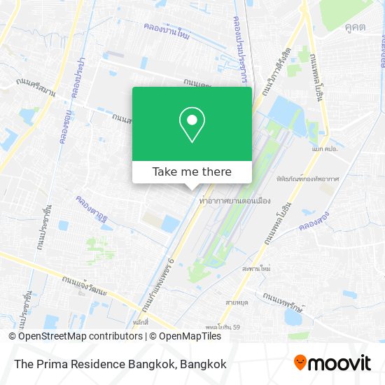 The Prima Residence Bangkok map