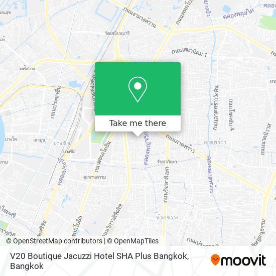 V20 Boutique Jacuzzi Hotel SHA Plus Bangkok map