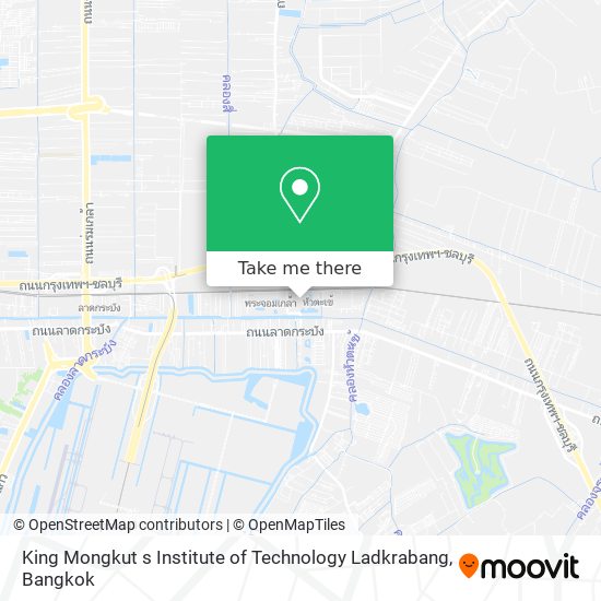 King Mongkut s Institute of Technology Ladkrabang map