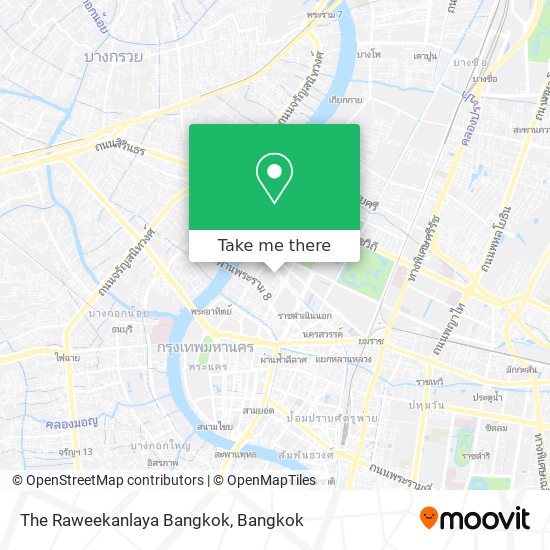The Raweekanlaya Bangkok map