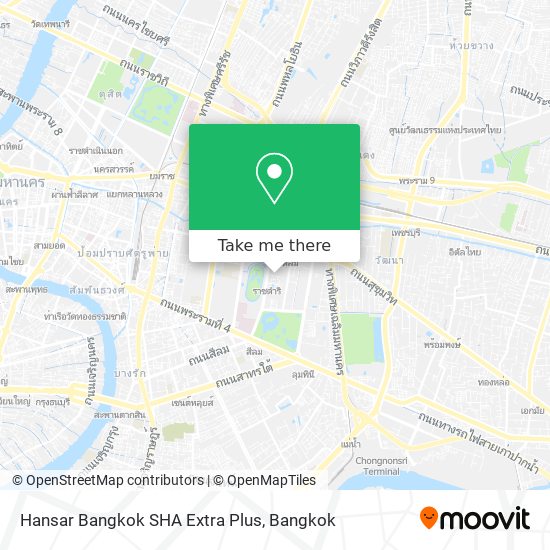 Hansar Bangkok SHA Extra Plus map
