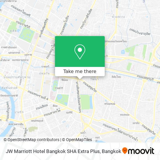 JW Marriott Hotel Bangkok SHA Extra Plus map