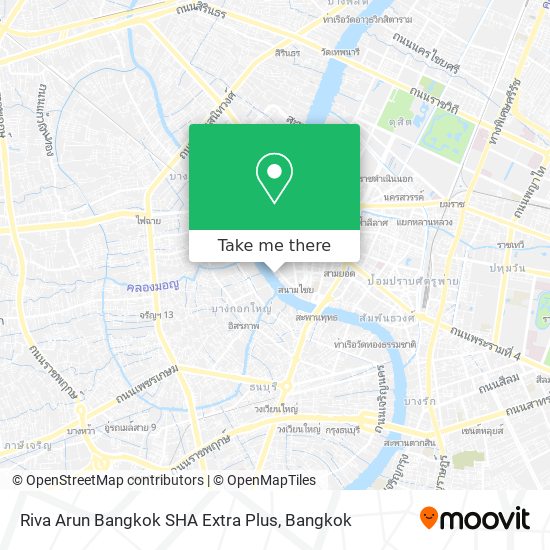 Riva Arun Bangkok SHA Extra Plus map