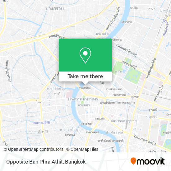 Opposite Ban Phra Athit map