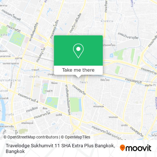 Travelodge Sukhumvit 11 SHA Extra Plus Bangkok map