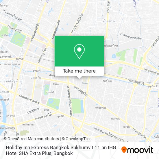 Holiday Inn Express Bangkok Sukhumvit 11 an IHG Hotel SHA Extra Plus map